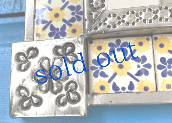 画像5: タラベラ焼タイルの鏡 (5)