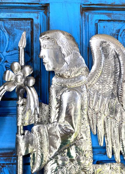 画像2: 特大サイズブリキの壁飾り