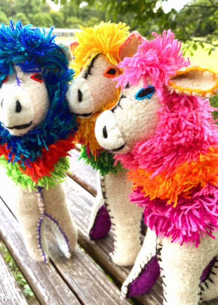 画像2: メキシコの手紬羊毛アニマリートぬいぐるみ (2)
