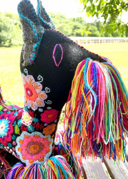 画像2: 特大リアルサイズ刺繍アニマリート　 (2)