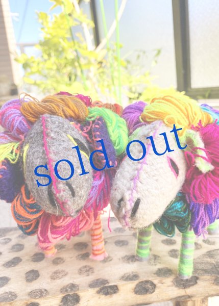 画像1: メキシコの手紬羊毛のぬいぐるみ　 (1)