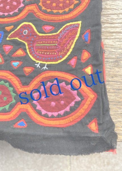 画像3: モラ刺繍クロス[約40cm×32cm] (3)