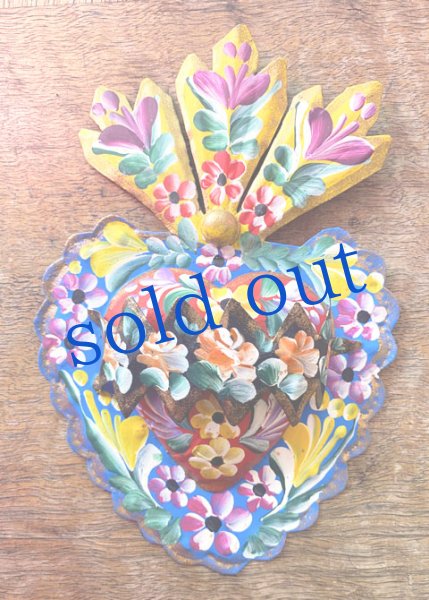 画像1: ブリキの壁掛けオーナメント　 (1)