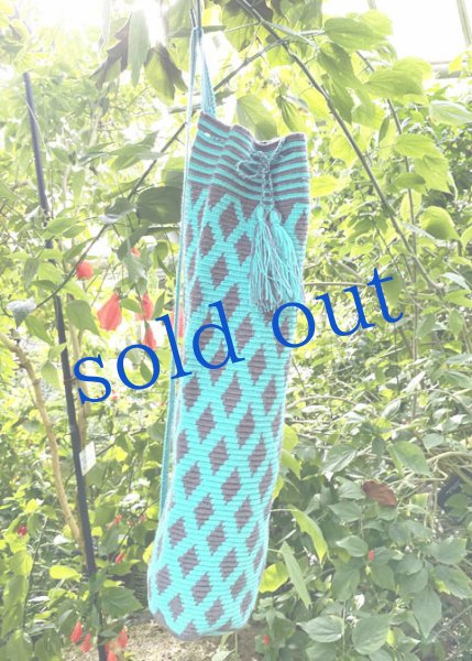 画像1: コロンビアの先住民WAYUU族の手編みバッグ　 (1)