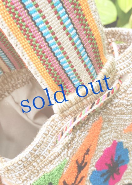 画像5: コロンビアの先住民WAYUU族の手編みバッグ  (5)