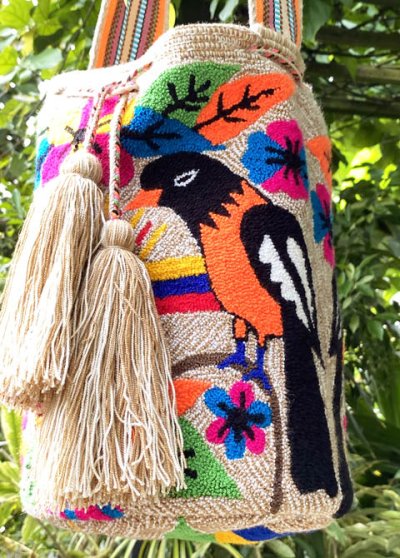 画像2: コロンビアの先住民WAYUU族の手編みバッグ　