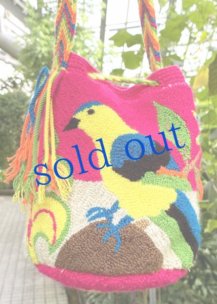 画像2: コロンビアの先住民WAYUU族の手編みバッグ　 (2)