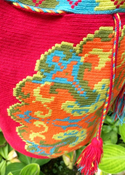 画像3: コロンビアの先住民WAYUU族の手編みバッグ (3)