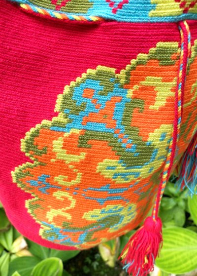 画像2: コロンビアの先住民WAYUU族の手編みバッグ