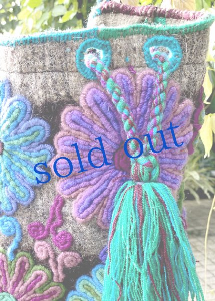 画像3: チャムラの刺繍バケツバッグ　 (3)