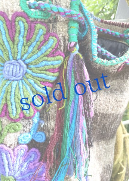 画像4: チャムラの刺繍バケツバッグ　 (4)