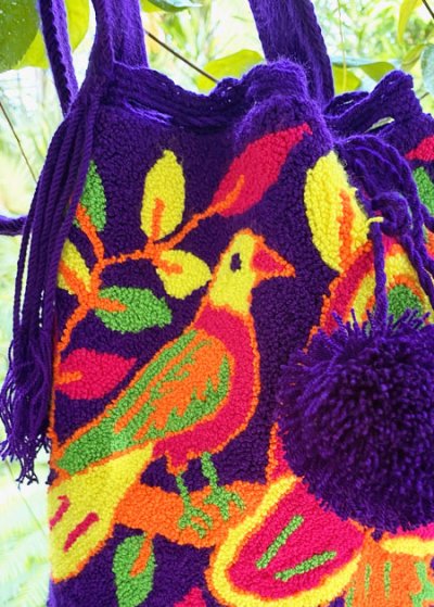 画像2: コロンビアの先住民WAYUU族の手編みバッグ