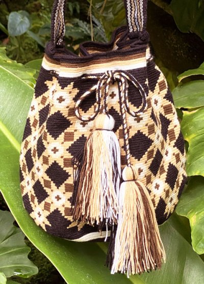 画像2: コロンビアの先住民WAYUU族の手編みバッグ　