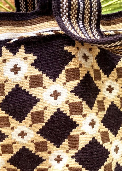 画像4: コロンビアの先住民WAYUU族の手編みバッグ  (4)