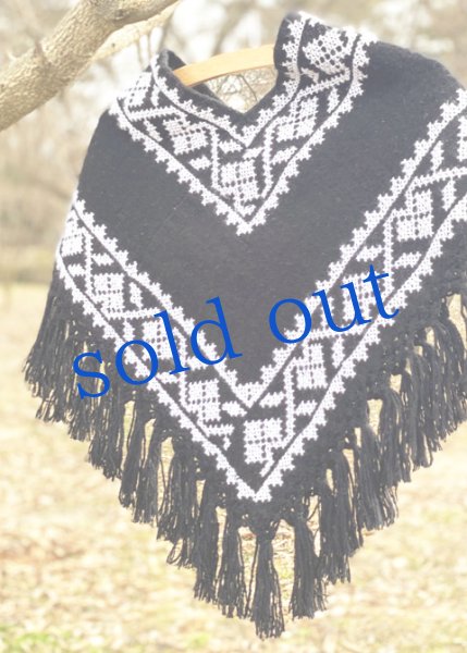 画像2: プエブラ州のポンチョ　 (2)