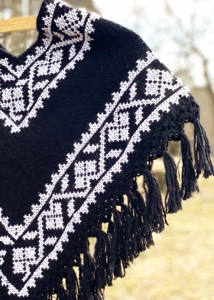 画像3: プエブラ州のポンチョ　 (3)