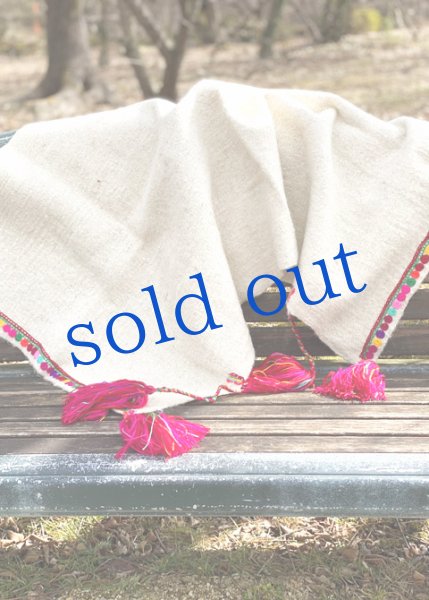 画像2: チャムラの刺繍ショール　 (2)