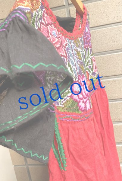 画像4: メキシコ刺繍のワンピース　 (4)