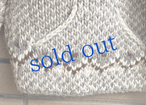 画像5: メキシコ手紬毛糸のフードニット (5)