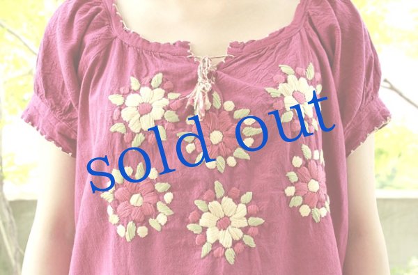 画像5: メキシコ刺繍トップス「チアパス」 (5)