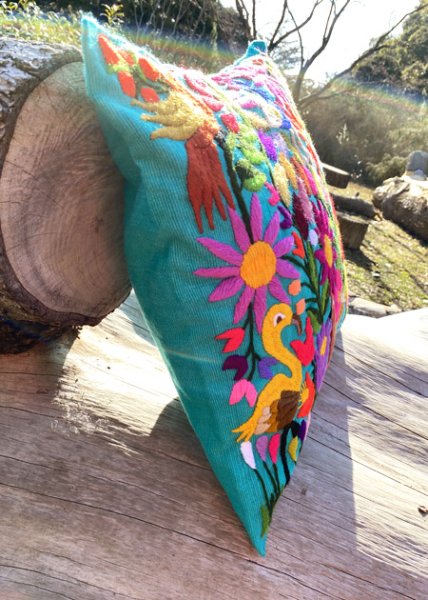 画像3: シナカンタン手織り生地と刺繍　 (3)