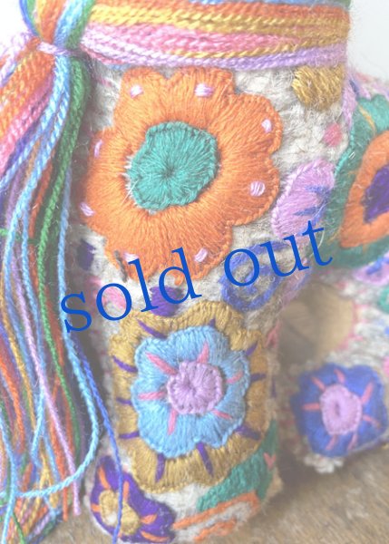 画像4: 手つむぎ・手織りウールのぬいぐるみ・アニマリート　 (4)