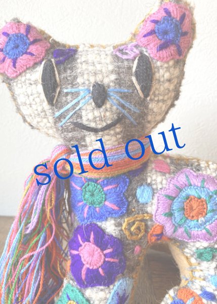 画像3: 手つむぎ・手織りウールのぬいぐるみ・アニマリート　 (3)