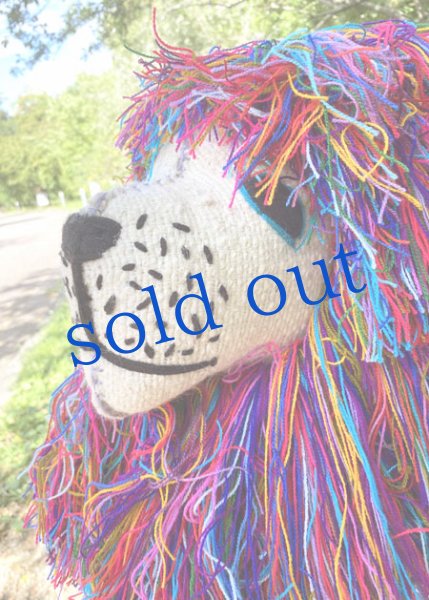 画像1: 手つむぎ・手織りウールのぬいぐるみ・アニマリート (1)