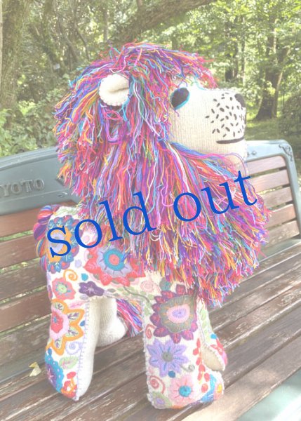 画像4: 手つむぎ・手織りウールのぬいぐるみ・アニマリート (4)