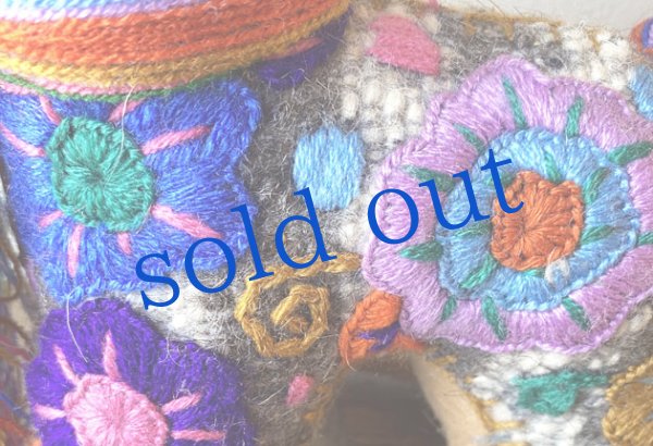 画像5: 手つむぎ・手織りウールのぬいぐるみ・アニマリート　 (5)