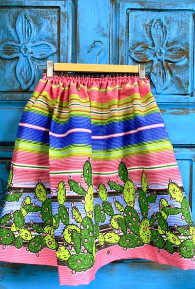 画像1: メキシコ民族衣装　舞踊スカート