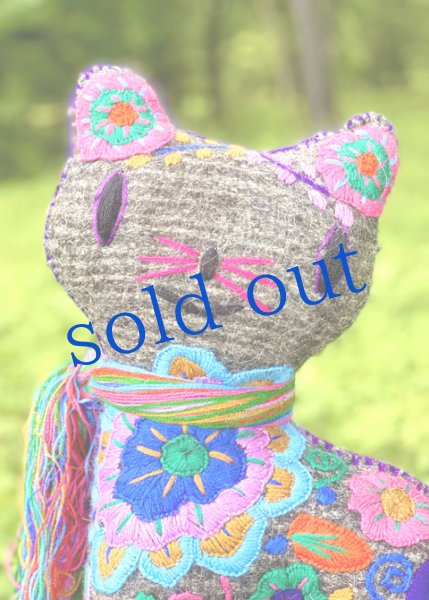 画像3: 手つむぎ・手織りウールのぬいぐるみ・アニマリート (3)