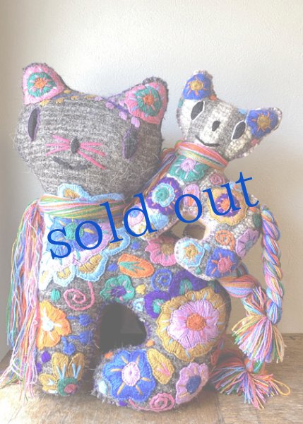 画像5: 手つむぎ・手織りウールのぬいぐるみ・アニマリート (5)