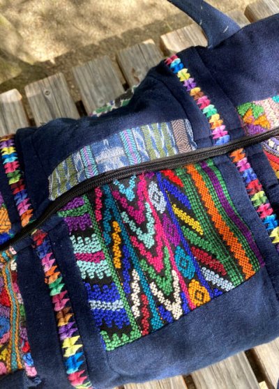 画像2: グアテマラウイピルボストンバッグ