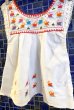 画像1: メキシコ刺繍のワンピース　 (1)