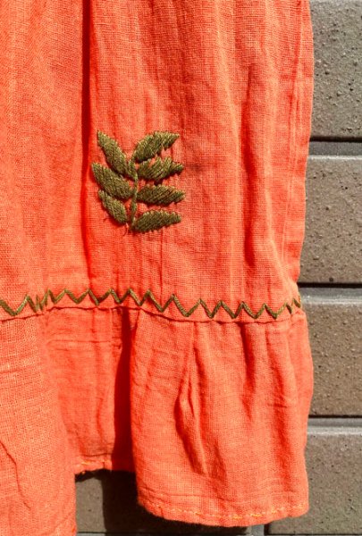 画像5: メキシコ刺繍のワンピース  (5)