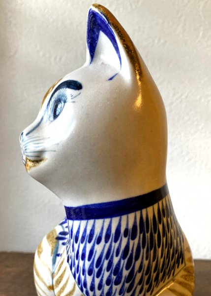 画像3: トナラ焼き猫オブジェ (3)