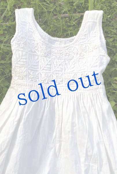 画像2: チアパス刺繍のワンピース (2)