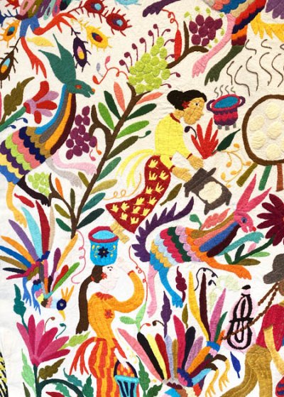 画像2: オトミの刺繍特大布最高傑作