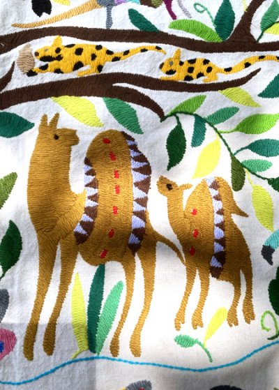 画像3: オトミの刺繍特大刺繍絵