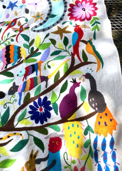 画像4: オトミの刺繍特大刺繍絵 (4)