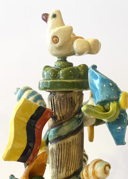 画像2: 陶器のマセタ飾りーコロンビア　 (2)