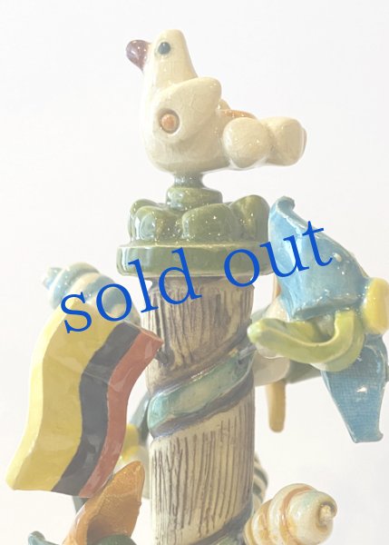 画像2: 陶器のマセタ飾りーコロンビア　 (2)