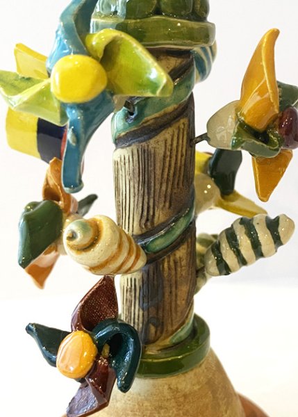 画像3: 陶器のマセタ飾りーコロンビア　 (3)