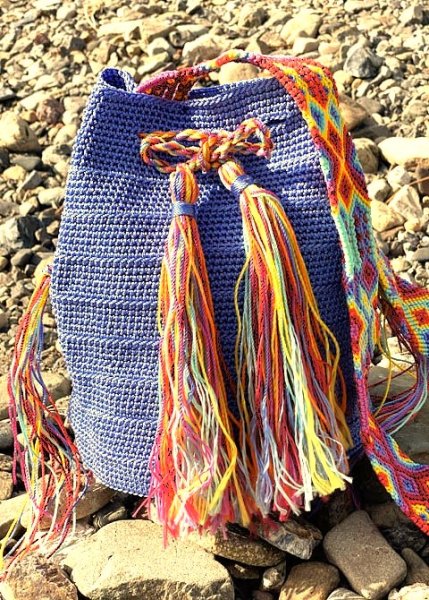 画像2: チアパス手編みバケツバッグ  (2)