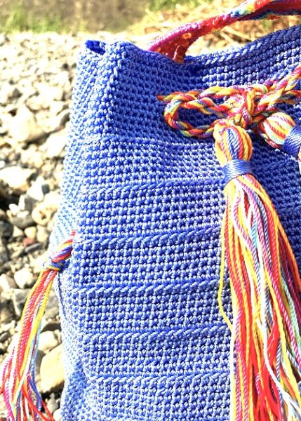 画像3: チアパス手編みバケツバッグ  (3)