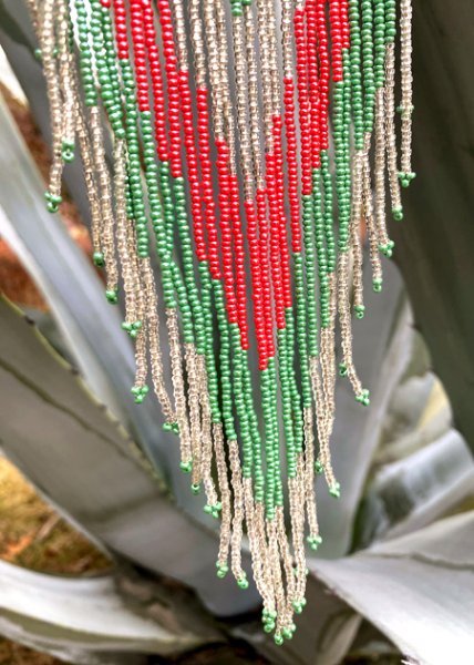 画像3: ウイチョル族ビーズのバレッタ (3)