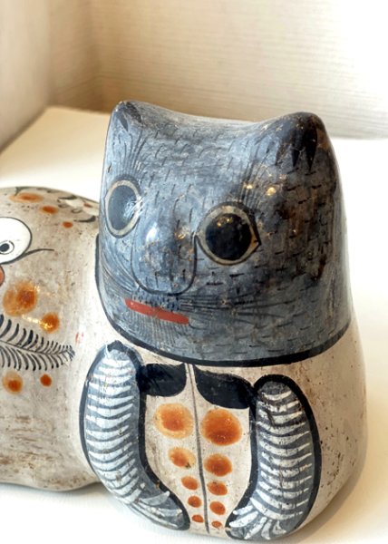 画像3: ビンテージトナラ焼　猫 (3)