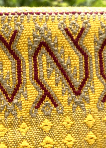 画像5: メキシコチアパス手織り生地のミニバッグ (5)