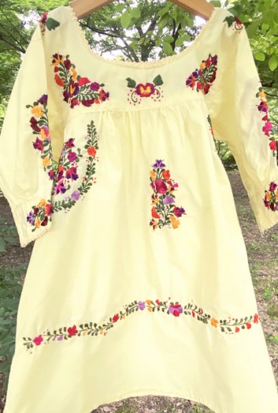 画像1: 「サンアントニーノ」 刺繍ワンピース (1)